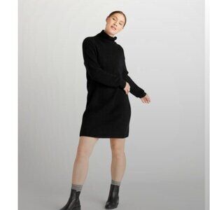 New! Quince Wm’s Mongolian Cashmere Turtleneck Sweaterdress Sz XS #99